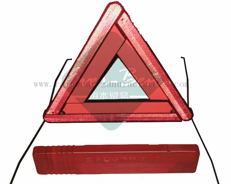 002 China reflective triangles